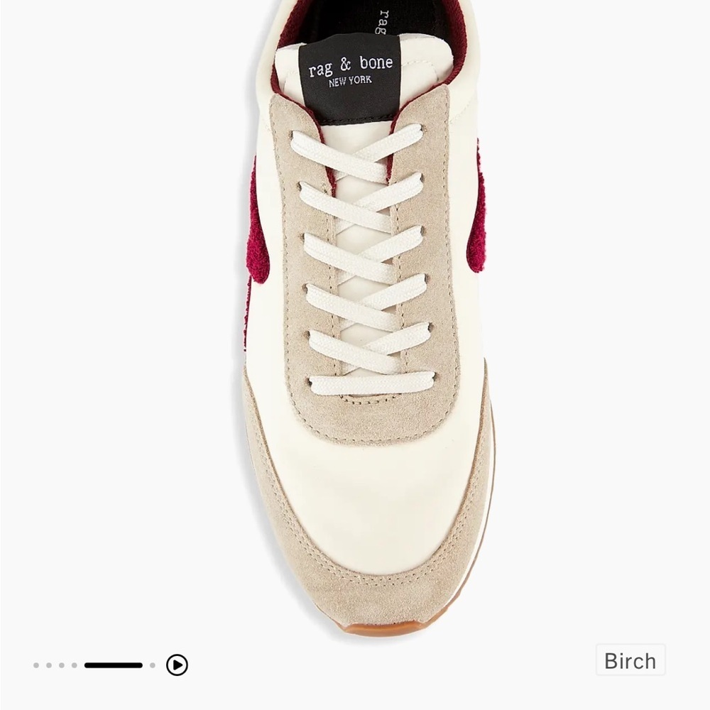 rag & bone Retro Runner Low-Top Sneakers in excellent condition - Picture 5 of 6